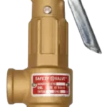 Automa safety valve 150psi, lever-type, bronze body for air compressors and air receiver tanks in Malaysia